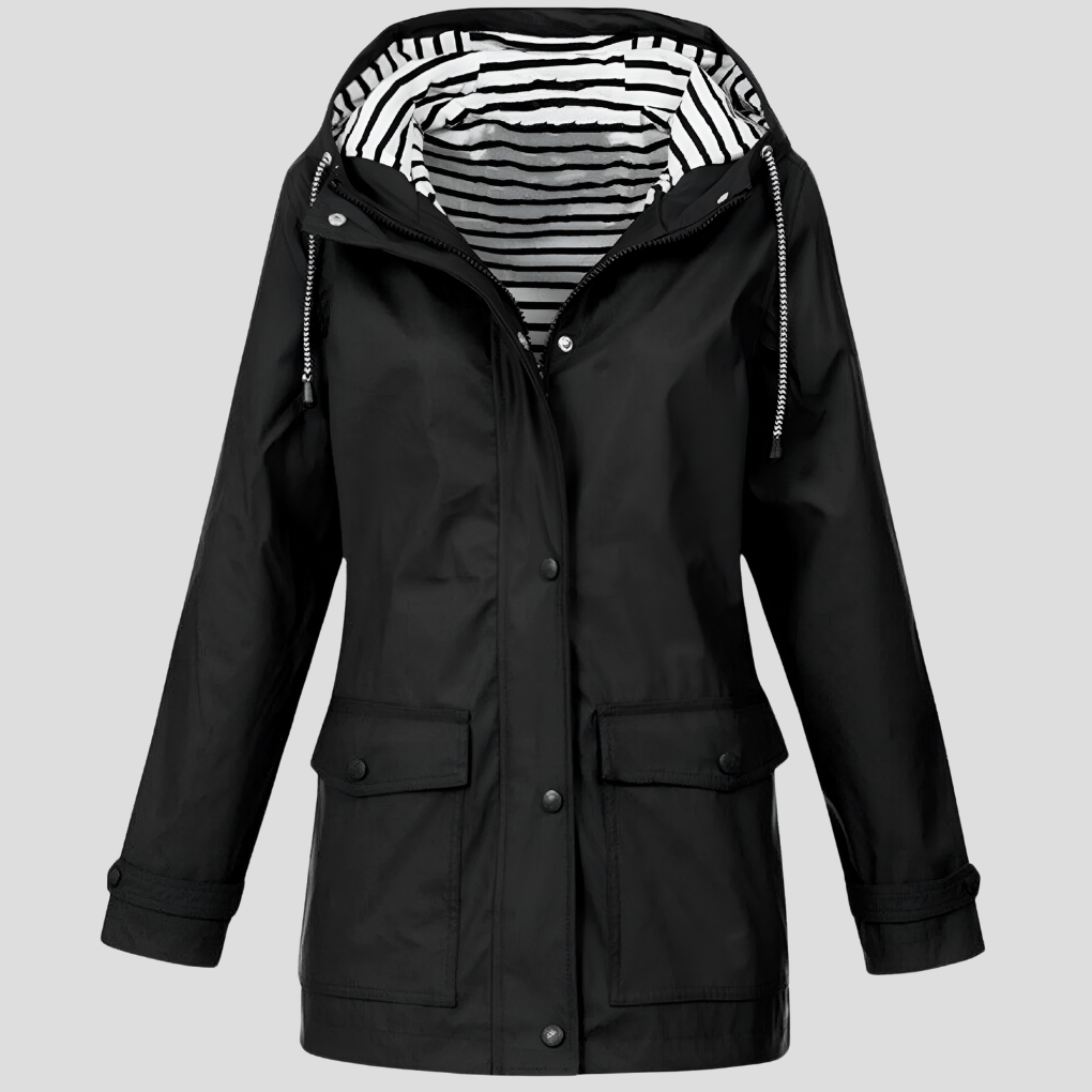 Wasserdichte und winddichte Damenjacke