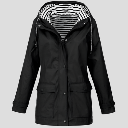 Wasserdichte und winddichte Damenjacke