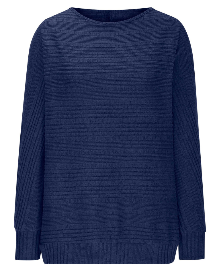 Stylish Knitted Jumper with Openwork Details for Women