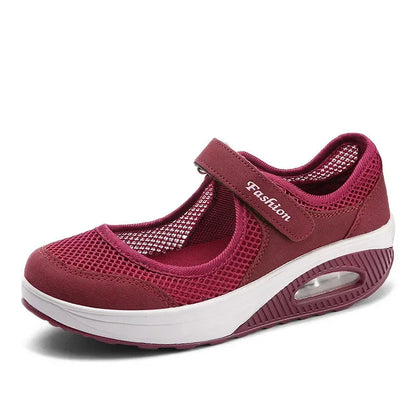 Lightweight Women's Sneakers with Wedge Heel