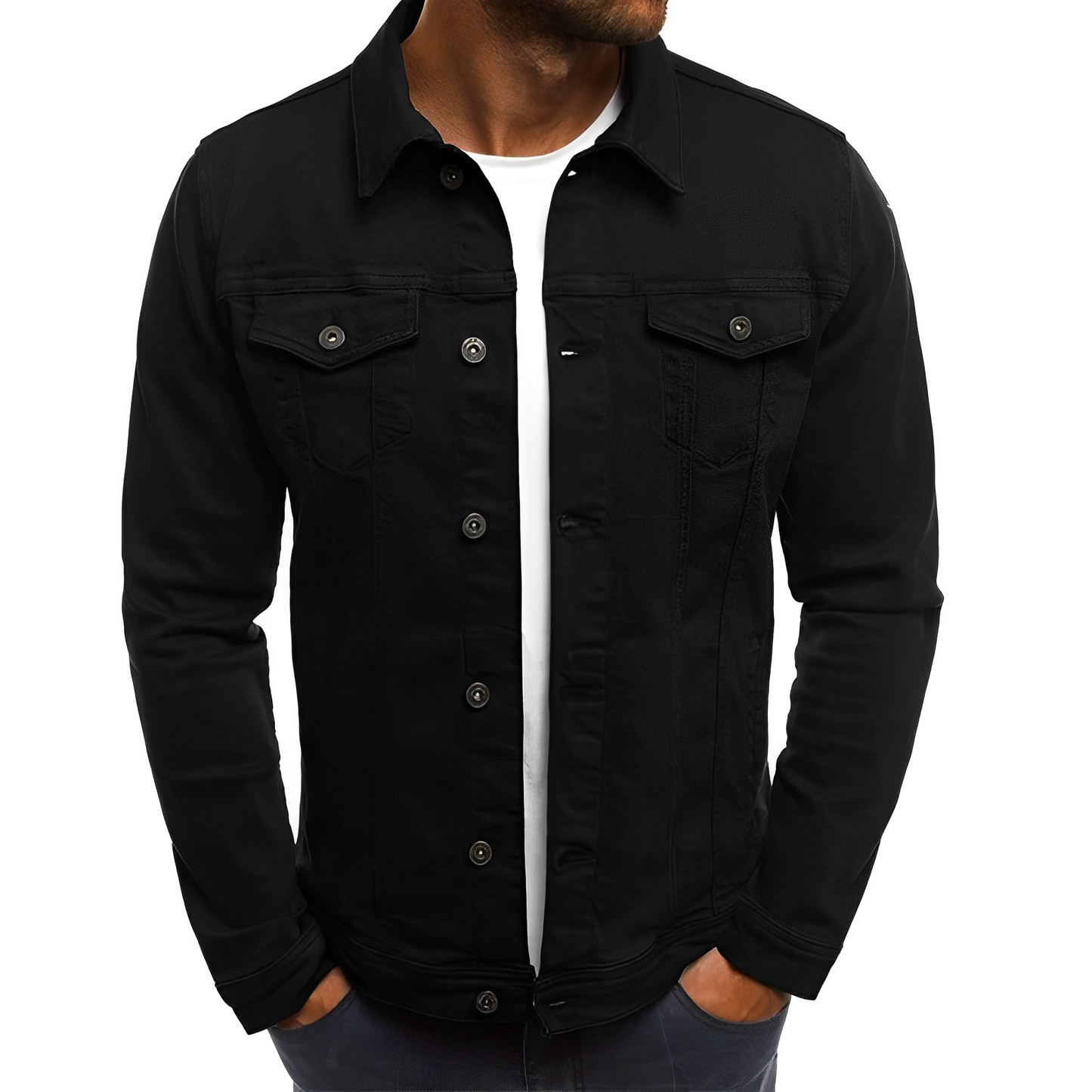 Herren-Sommerjacke – Jeansjacke