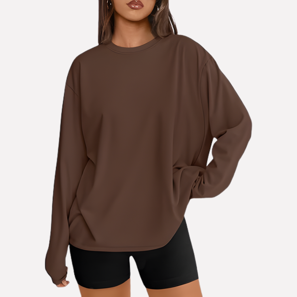 Women's Oversized Long Sleeve Shirt