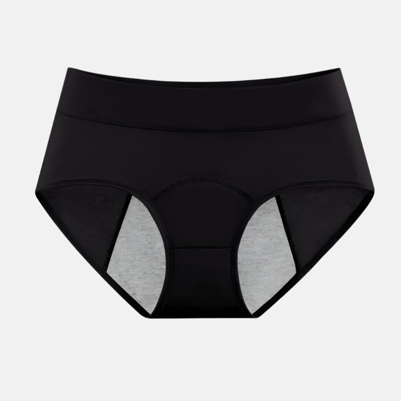 Leak-proof high-waisted menstrual underwear