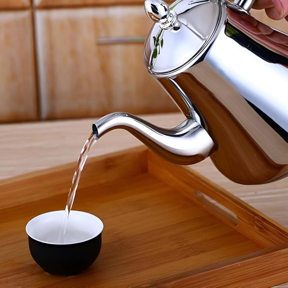 RVS Kettle with Built-in Filter and Ergonomic Design