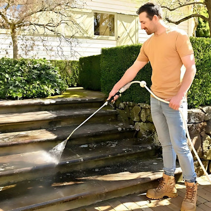 Powerful High-Pressure Sprayer for Garden Hose for Thorough Outdoor Cleaning
