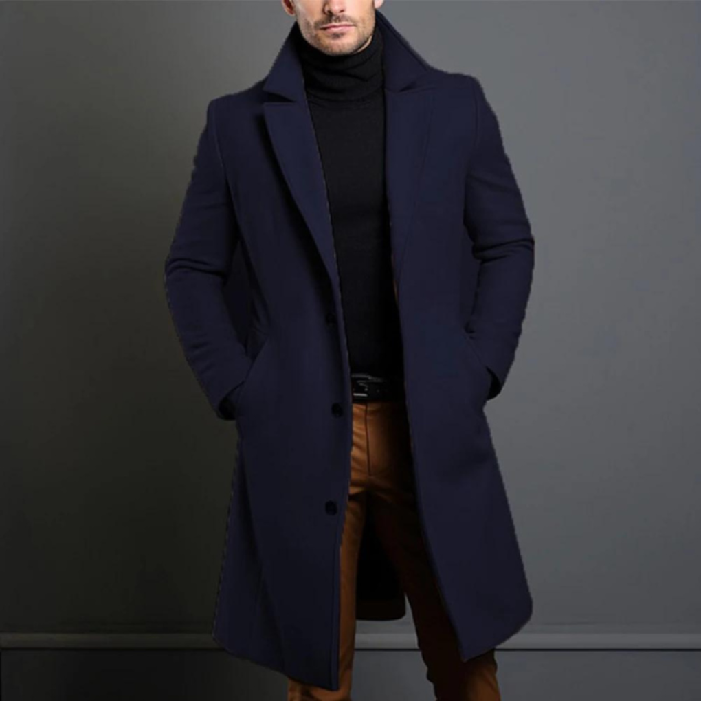 Wool Men's Coat – Timeless Style for Cold Days