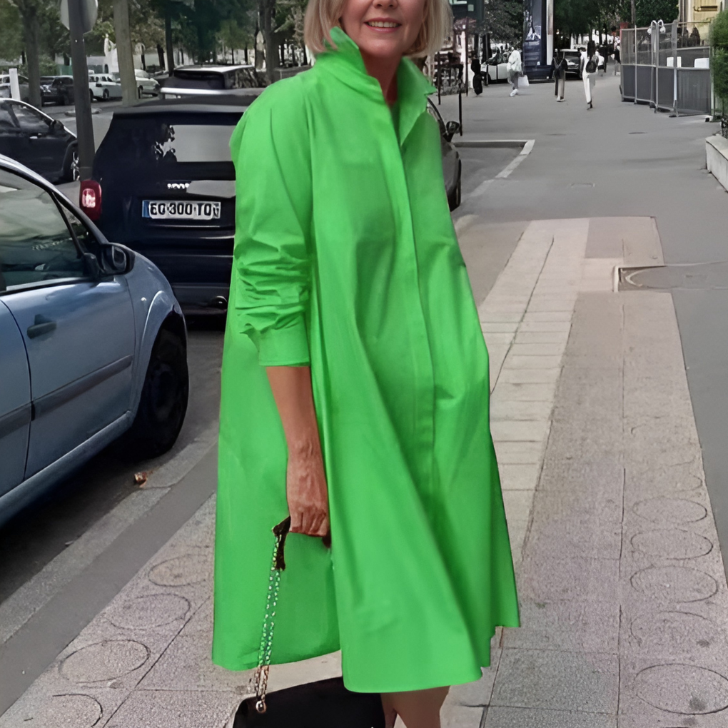 Vestido polo elegante para mulher