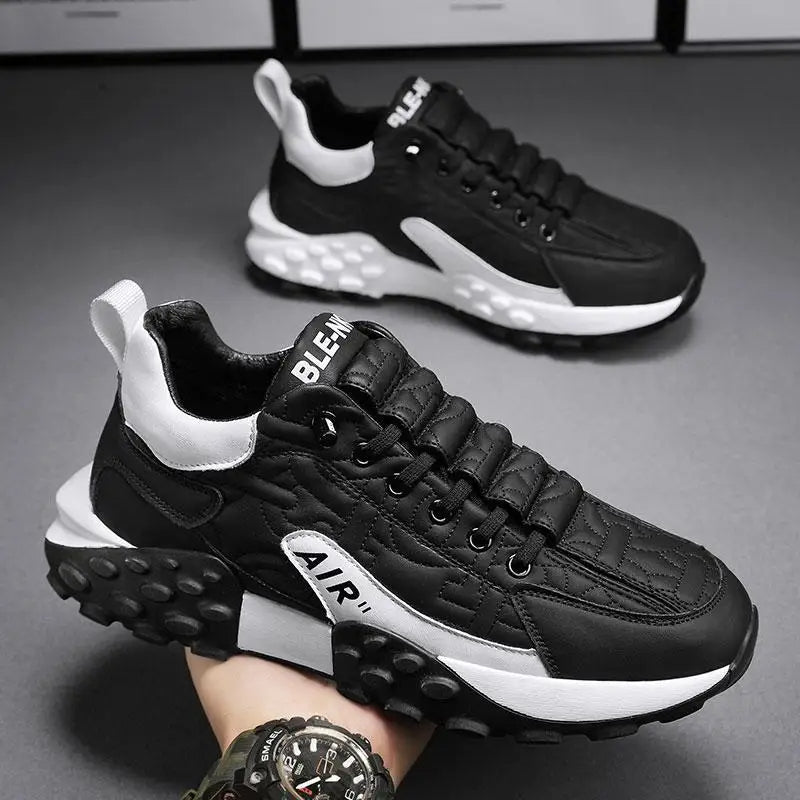 Stridemax – Stylish Platform Sneakers for Men