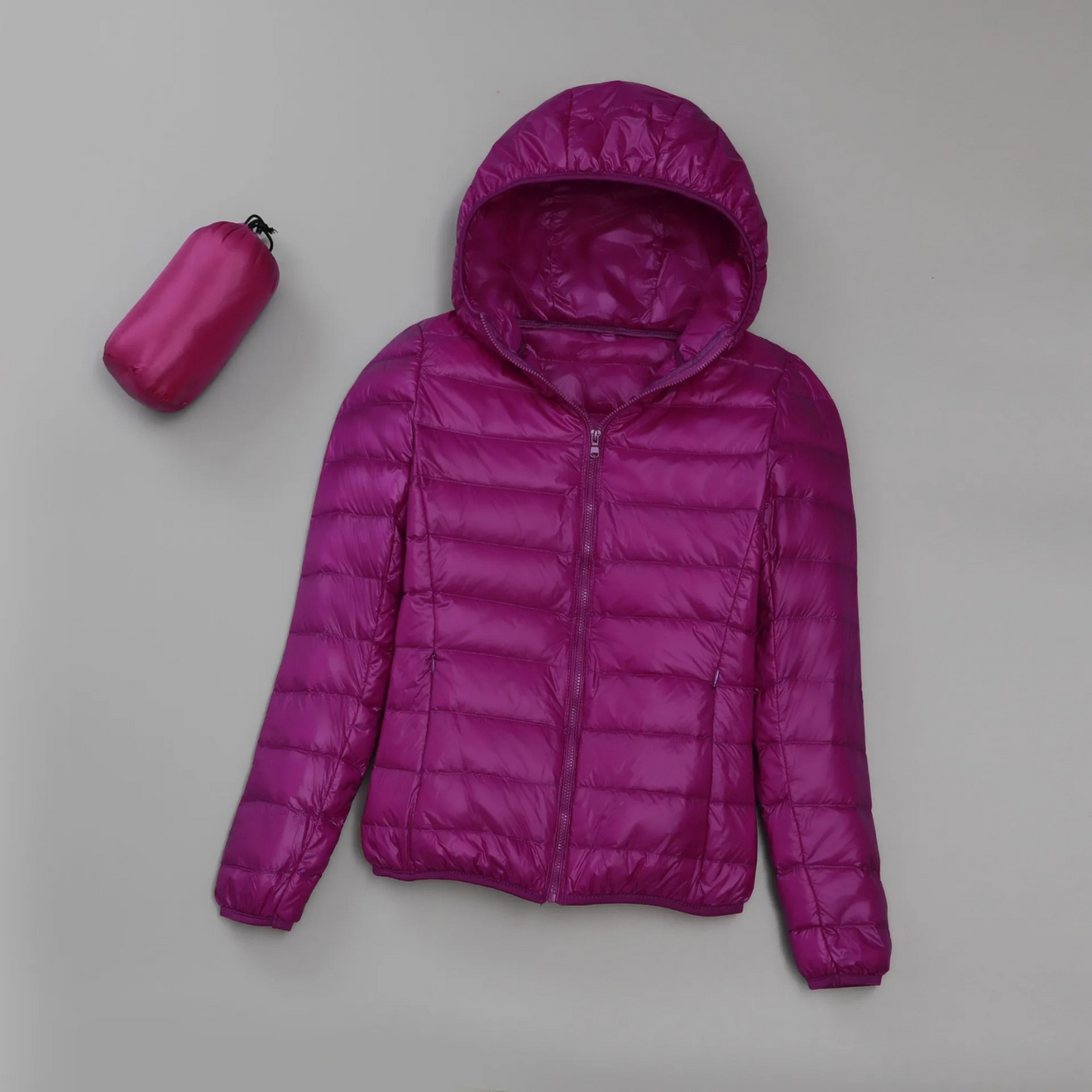 Klyah - Cosy Quilted Winter Jacket with Hood