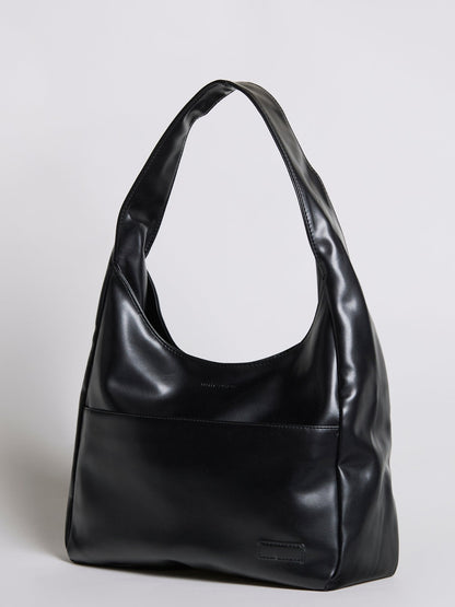 Minimalist Vegan Empty Hobo Shoulder Bag