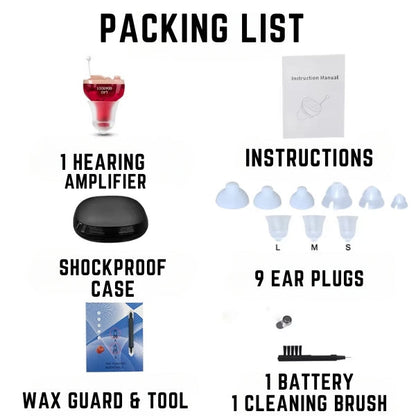 Invisible Hearing Amplifier for Seniors – Clear Sound & Comfortable Daily Use
