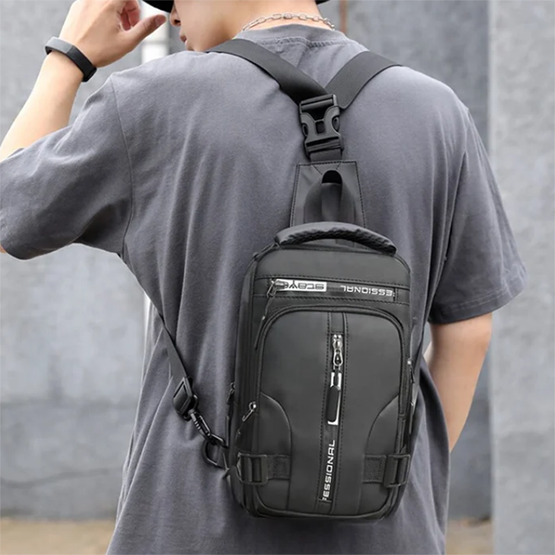 Multifunctional Crossbody Backpack for Men