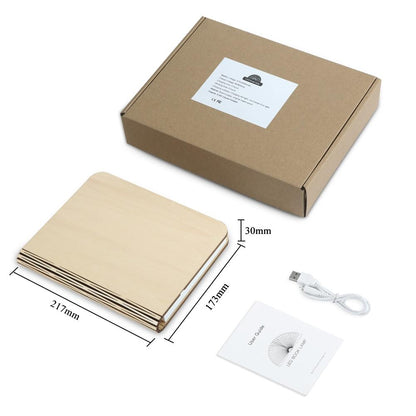 Lampada LED BookGlow - Una luce che prende forma