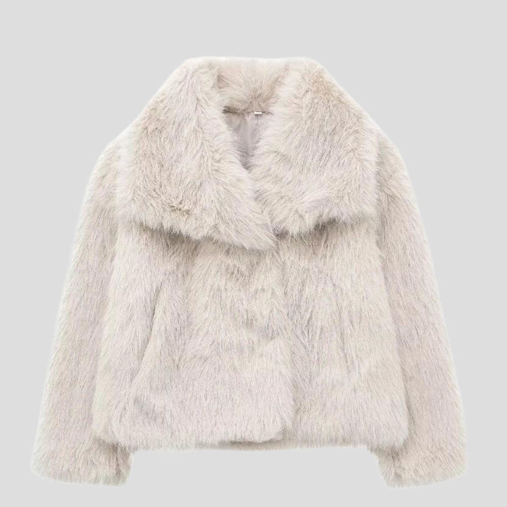 Ladies Faux Fur Coat