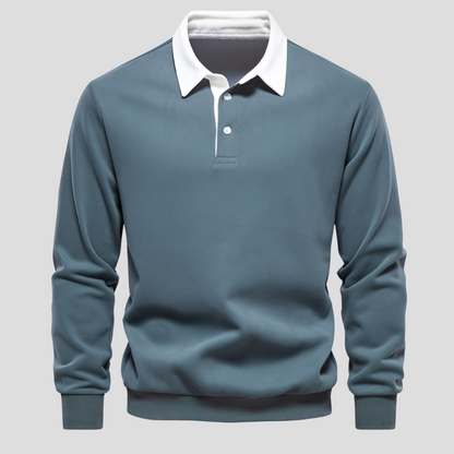 Men's Long Sleeve Polo Shirt