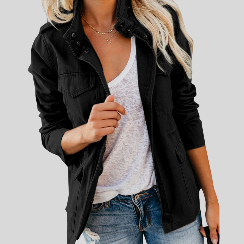 Trendy Women's Mid-Season Coat – Stylish and Comfortable for the Transitional Months