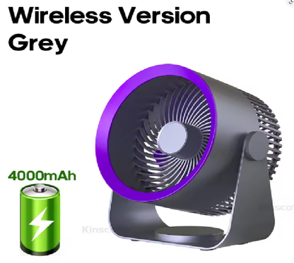 Ventilatore multifunzionale wireless con batteria da 4000mAh