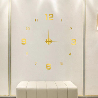 Orologio da parete decorativo con numeri romani – Orologio al quarzo silenzioso per interni moderni