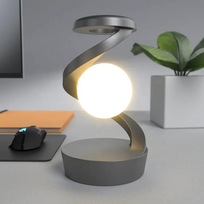 Modern, Warm Accent Spiral Desk Lamp