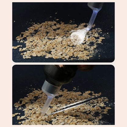 Pulitore per orecchie ricaricabile elettrico con accessori morbidi