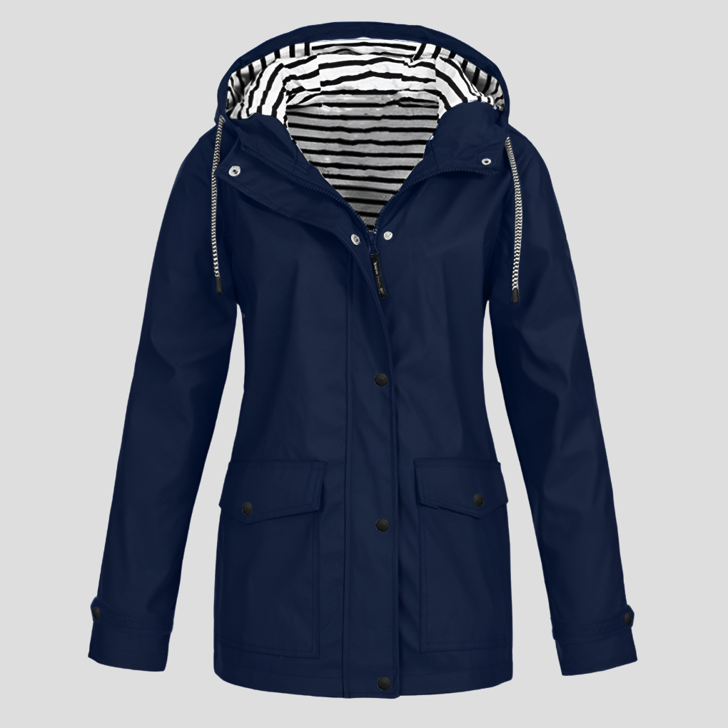 Wasserdichte und winddichte Damenjacke