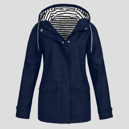 Wasserdichte und winddichte Damenjacke