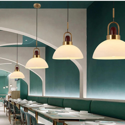 Luxe Pendant Light with Brushed Gold Finish