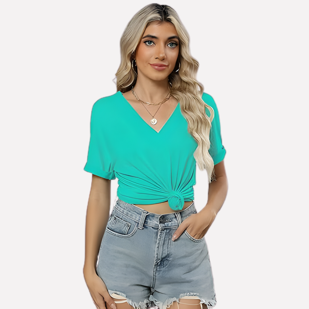 Women's V-Neck Short Sleeve T-Shirt