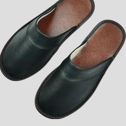 Men's Leather Slippers