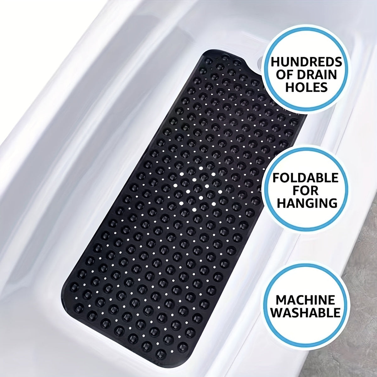 Anti-slip Bath Mat XL – Safe and Comfortable for Shower or Bath