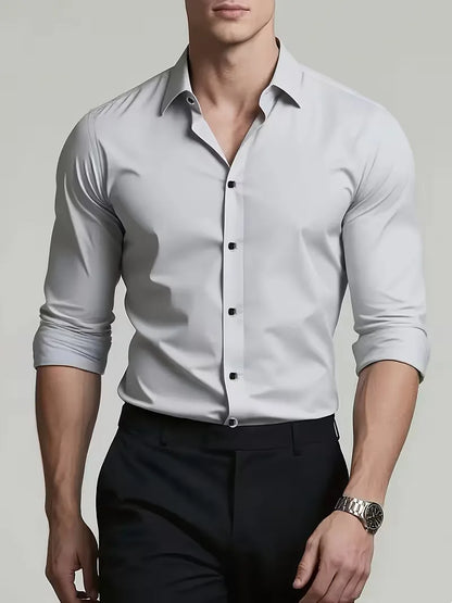Chemises intelligentes coupe slim col mandarin