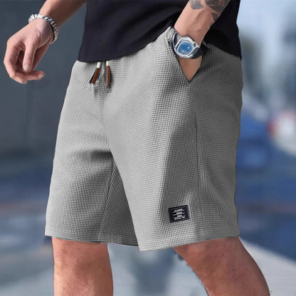 Casual sports shorts for men – summer, loose-fitting pants with drawstring and pockets
