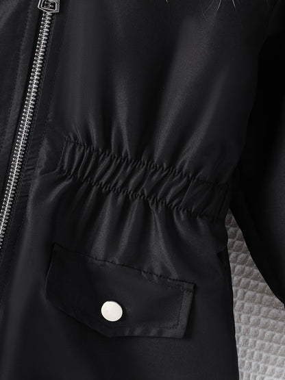 Children's winter coat with hood and fleece lining - Mitchel