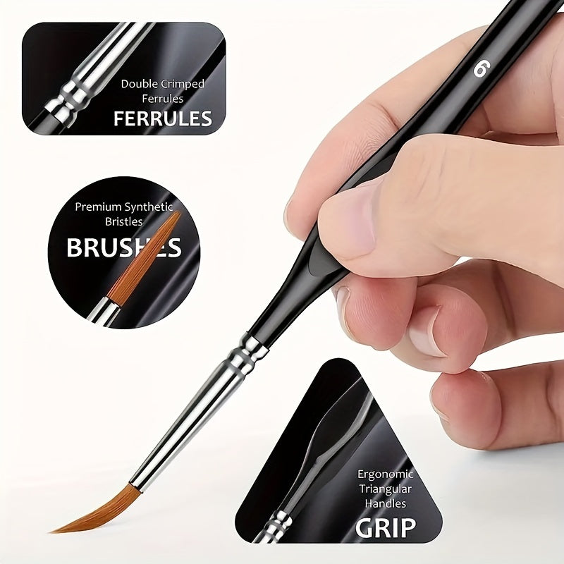 Detailpinsel für präzise Arbeiten – Ideal für genaues Malen und detailreiche Kunstwerke