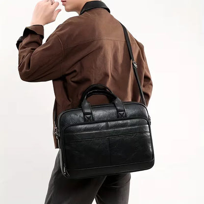 Laptop bag with adjustable shoulder strap