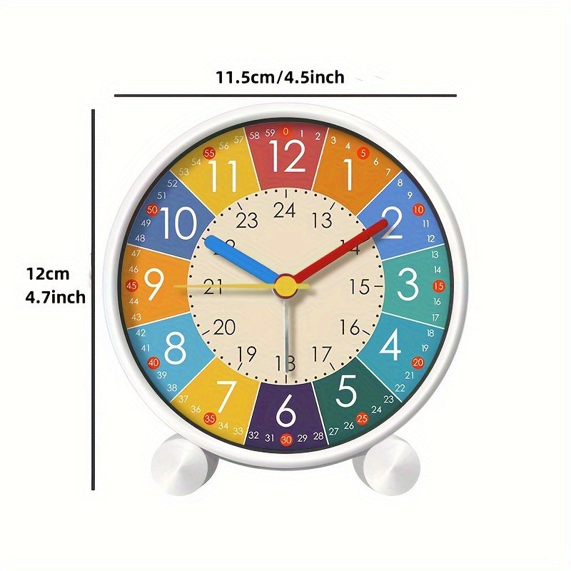 Despertador educativo silencioso - reloj colorido para estudiantes y niños