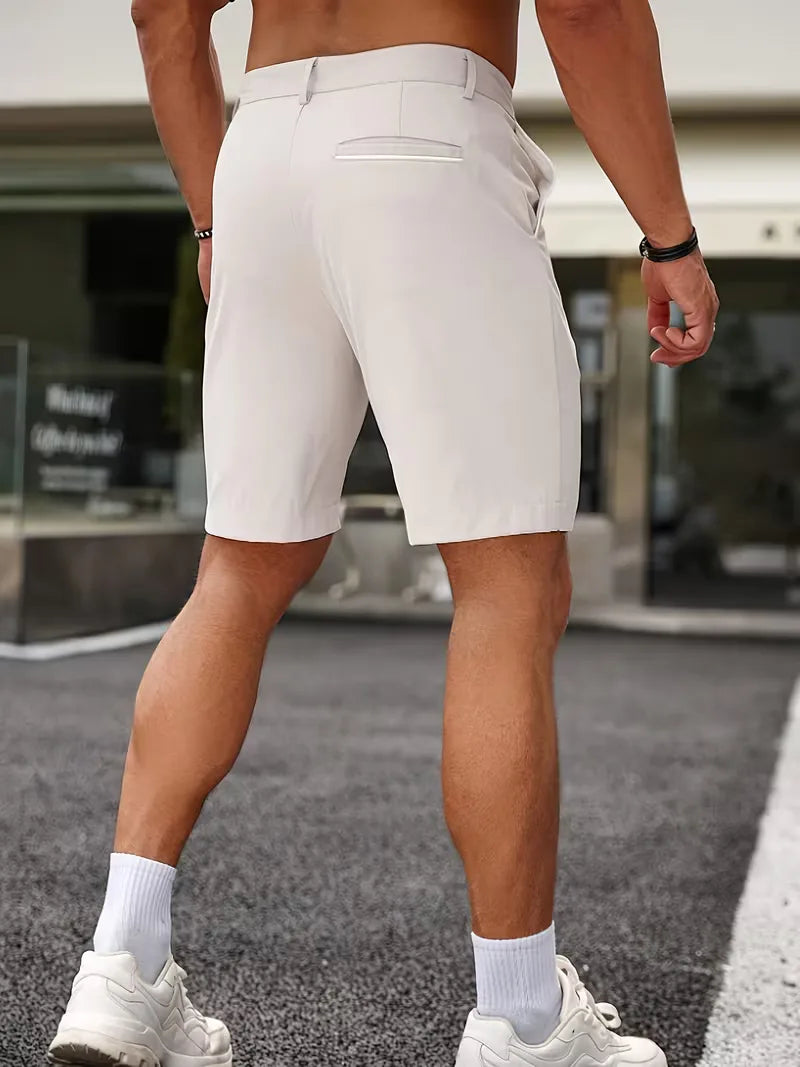 Shorts avec bouton et poches