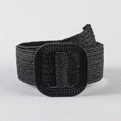 Ceinture large avec grande boucle