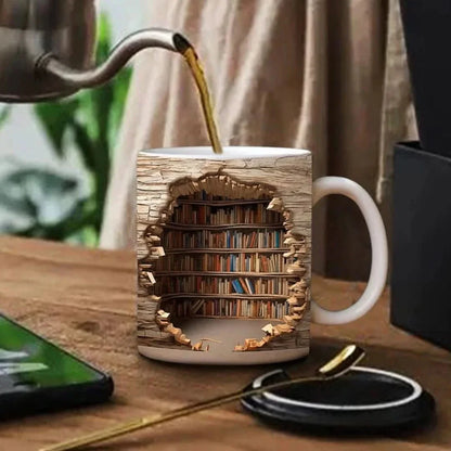 3D-boekenkastmok