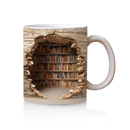 3D-boekenkastmok