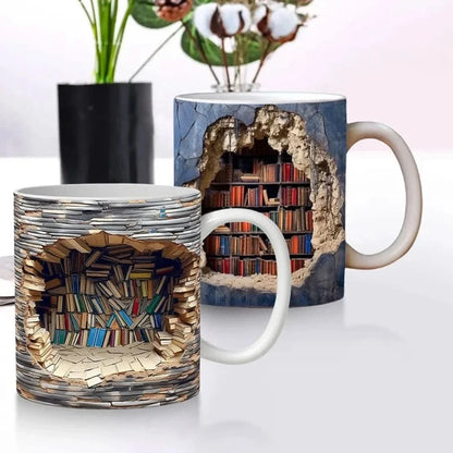 3D-boekenkastmok