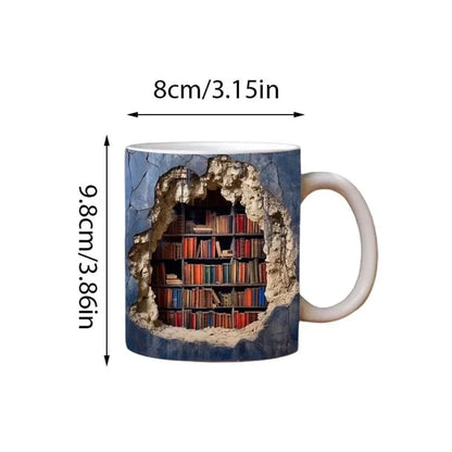 3D-boekenkastmok