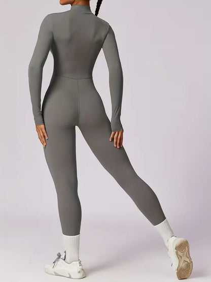 Jumpsuit with Mock Neckline