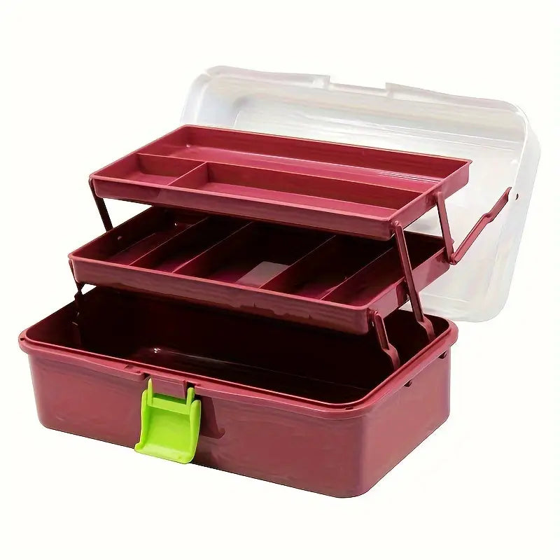 Fishing Tackle Box - 3 Layers - With Lock