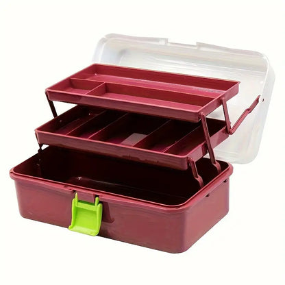 Fishing Tackle Box - 3 Layers - With Lock