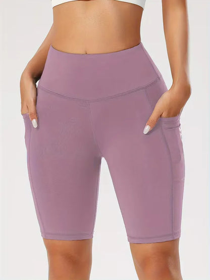 Shorts taille haute coupe slim