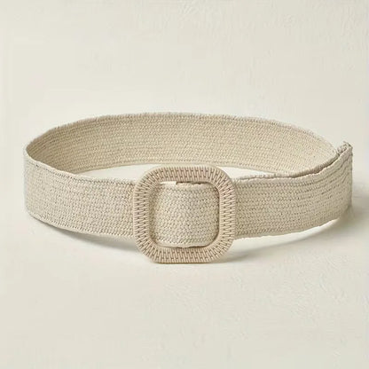 Ceinture large avec grande boucle