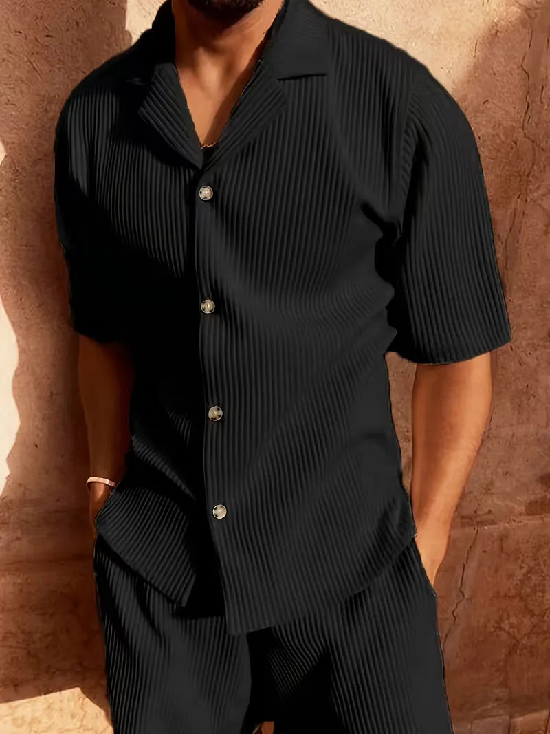 Ensemble de vêtements d'été avec col en V