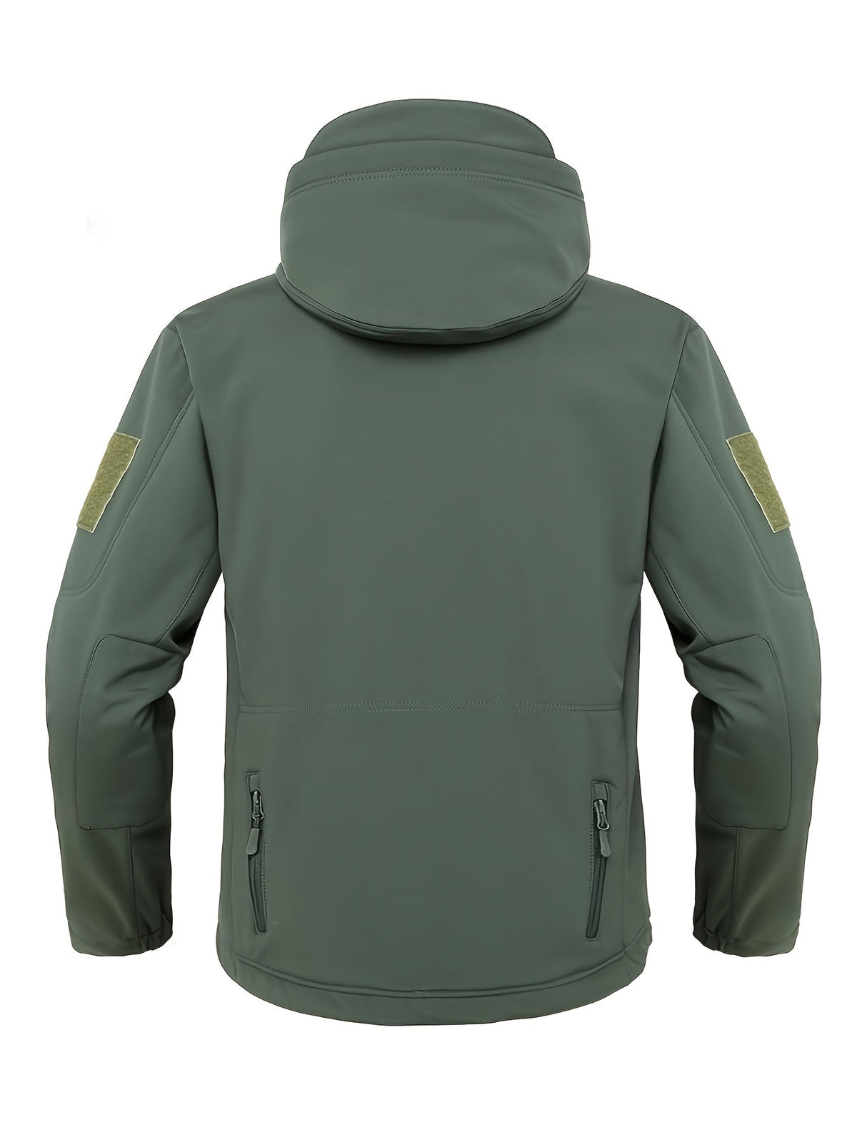 Chaqueta softshell para hombre para actividades al aire libre, con capucha y forro cálido cortavientos
