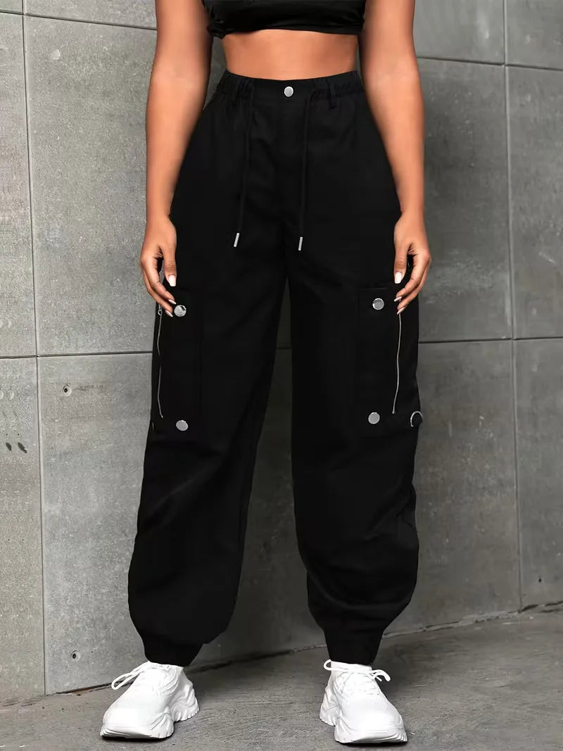 Pantalon cargo coupe large